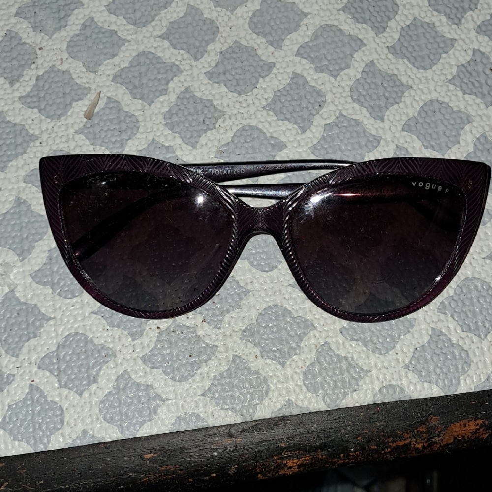 Vogue Dark Purple Cat-Eye Sunglasses